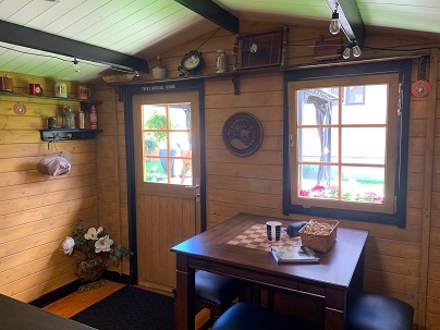 The Peacock Bunkie Inside